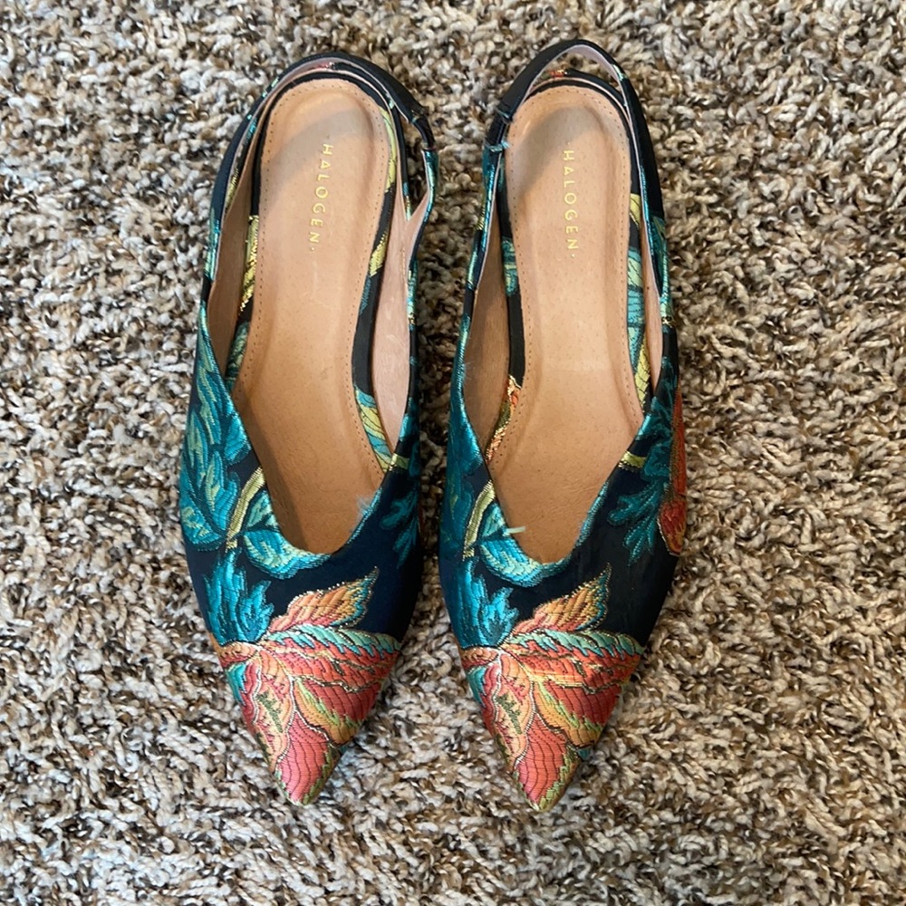 Halogen Floral Flats